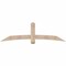 Ekena Millwork Bellingham Smooth Timber Gable Bracket, Douglas Fir, 84"W x 24"H x 3 1/2"D x 5 1/2"F, 7/12 Pitch GBW084X24X0406BEL00SDF - alternate 1